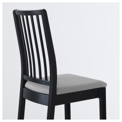 Фото2.Крісло чорний, Orrsta світло-сірий EKEDALEN 004.343.95 IKEA